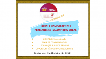 PERMANENCE SALON 100% LOCAL