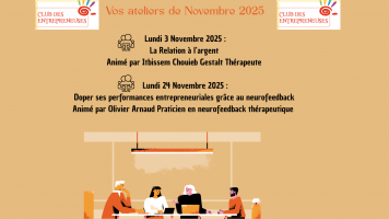 Vos ateliers de Novembre 2025